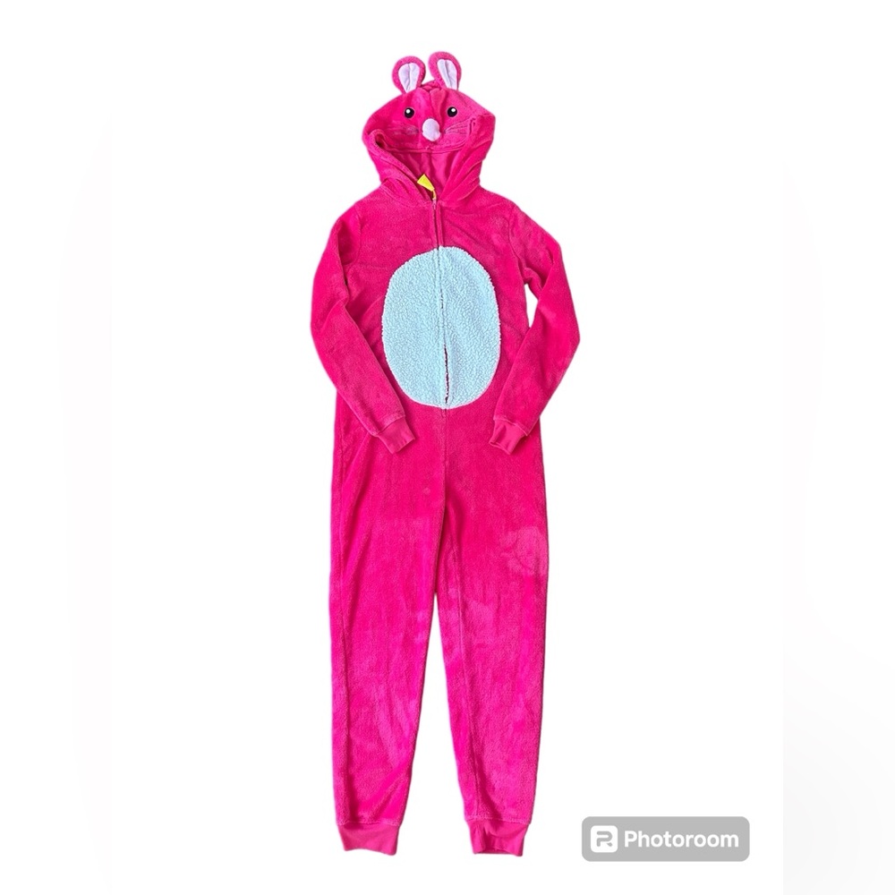 Adult Pink Fleece Onesie or Halloween Costume - HOST PICK